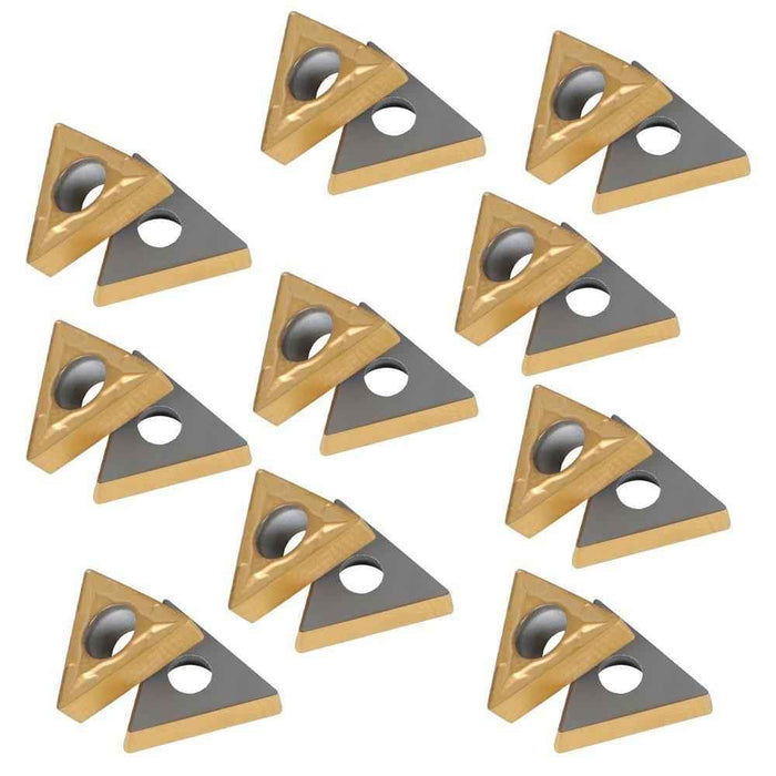 DURAFORCE New TCMT21.51 Turning Inserts 20Pcs TCMT110204 Carbide Inserts TCMT Insert