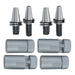 DURAFORCE New 4Pcs TOTAL CAT40-ER20 Collet Chucks Tool Holder short & long 0.0001 Runout