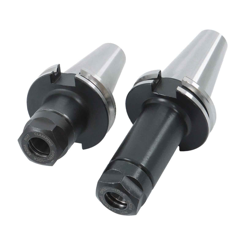 DURAFORCE New 4Pcs TOTAL CAT40-ER20 Collet Chucks Tool Holder short & long 0.0001 Runout