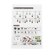 DURAFORCE 226FT Greenhouse Micro Drip Irrigation Kit Automatic System Patio Misting Plant