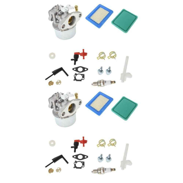 DURAFORCE 2 Pack Carburetor Kit For Briggs & Stratton 795069 798653 126432 126452 157302