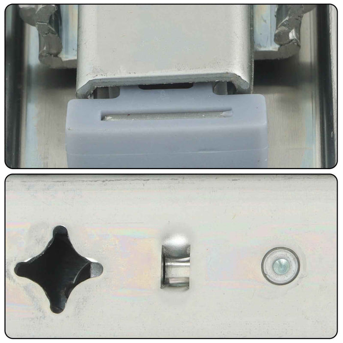 DURAFORCE 1 Pair Locking Drawer Slides 30 Inch Lock & Full Extension 250 lbs Load Capacity