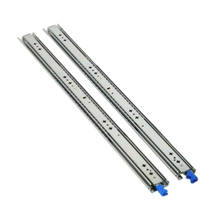 DURAFORCE 1 Pair Locking Drawer Slides 30 Inch Lock & Full Extension 250 lbs Load Capacity