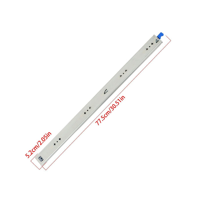 DURAFORCE 1 Pair Locking Drawer Slides 30 Inch Lock & Full Extension 250 lbs Load Capacity