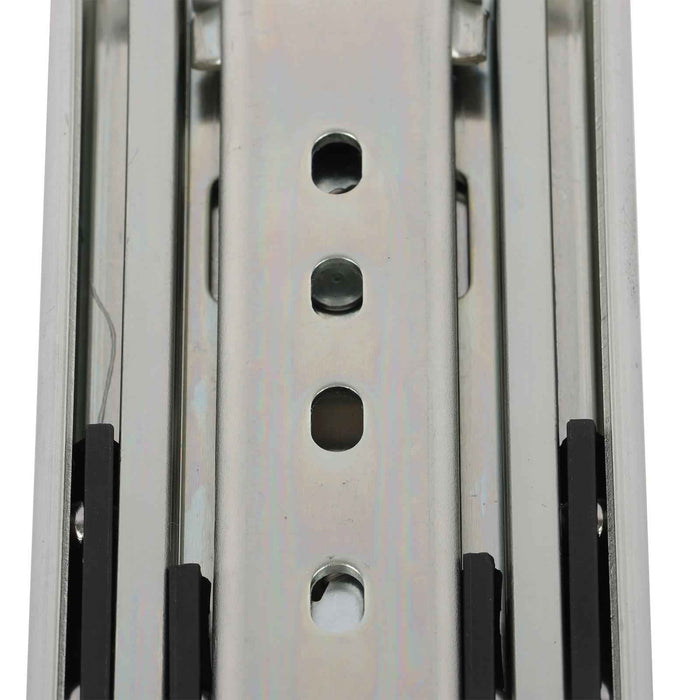 DURAFORCE 1 Pair Locking Drawer Slides 12 Inch Lock & Full Extension 500 lbs Load Capacity