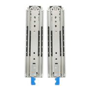 DURAFORCE 1 Pair Locking Drawer Slides 12 Inch Lock & Full Extension 500 lbs Load Capacity