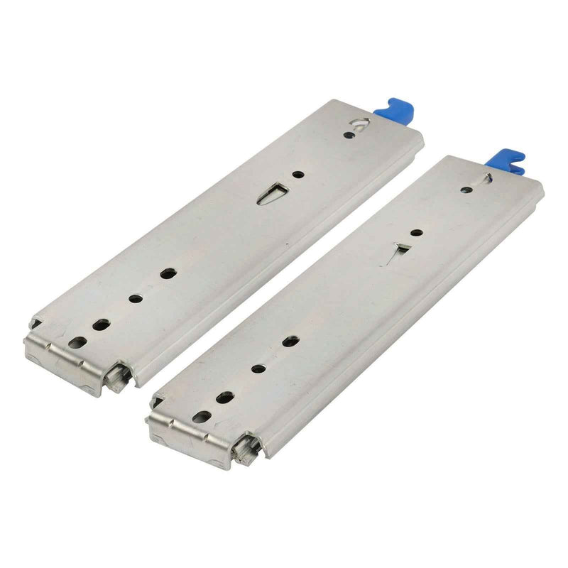DURAFORCE 1 Pair Locking Drawer Slides 12 Inch Lock & Full Extension 500 lbs Load Capacity