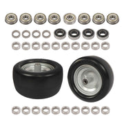 DURAFORCE 2 Pack 11x6.00-5 Flat Free Tire And Wheel Riding Lawn Mower Tire Solid Rubbe