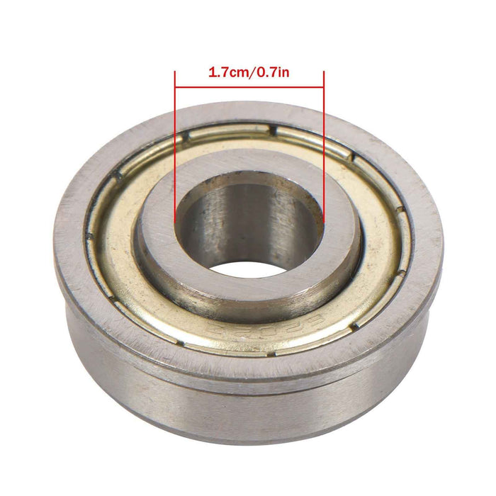 DURAFORCE 2 Pack 11x6.00-5 Flat Free Tire And Wheel Riding Lawn Mower Tire Solid Rubbe