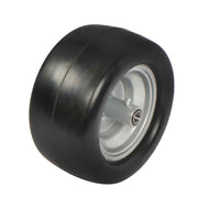 DURAFORCE 2 Pack 11x6.00-5 Flat Free Tire And Wheel Riding Lawn Mower Tire Solid Rubbe