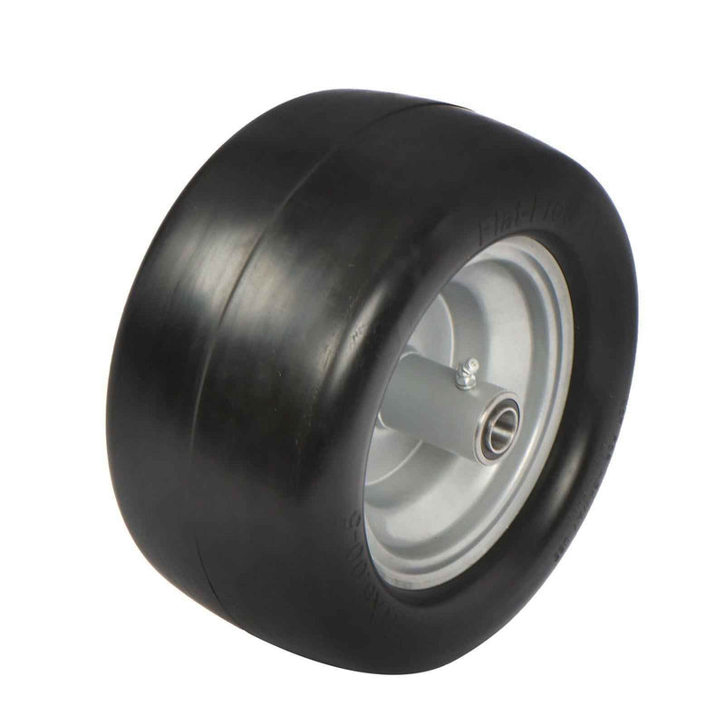 DURAFORCE 2 Pack 11x6.00-5 Flat Free Tire And Wheel Riding Lawn Mower Tire Solid Rubbe