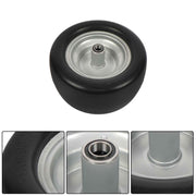 DURAFORCE 2 Pack 11x6.00-5 Flat Free Tire And Wheel Riding Lawn Mower Tire Solid Rubbe