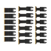 DURAFORCE 4 Types Metal Cutting Blades 18 × Professional Titanium Oscillating Tool Blade