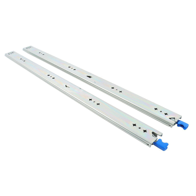 DURAFORCE 1 Pair Locking Drawer Slides 32 Inch Lock & Full Extension 250 lbs Load Capacity