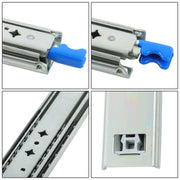 DURAFORCE 1 Pair Locking Drawer Slides 32 Inch Lock & Full Extension 250 lbs Load Capacity