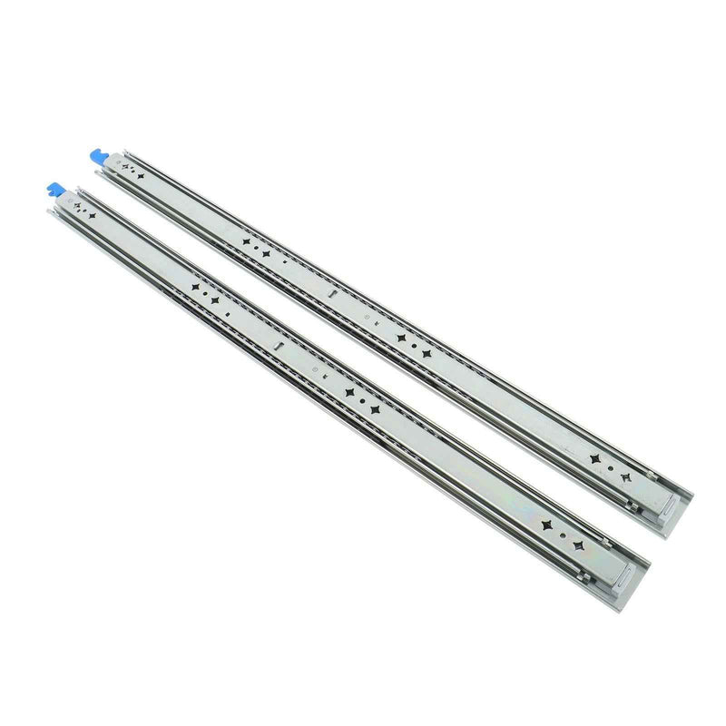 DURAFORCE 1 Pair Locking Drawer Slides 32 Inch Lock & Full Extension 250 lbs Load Capacity