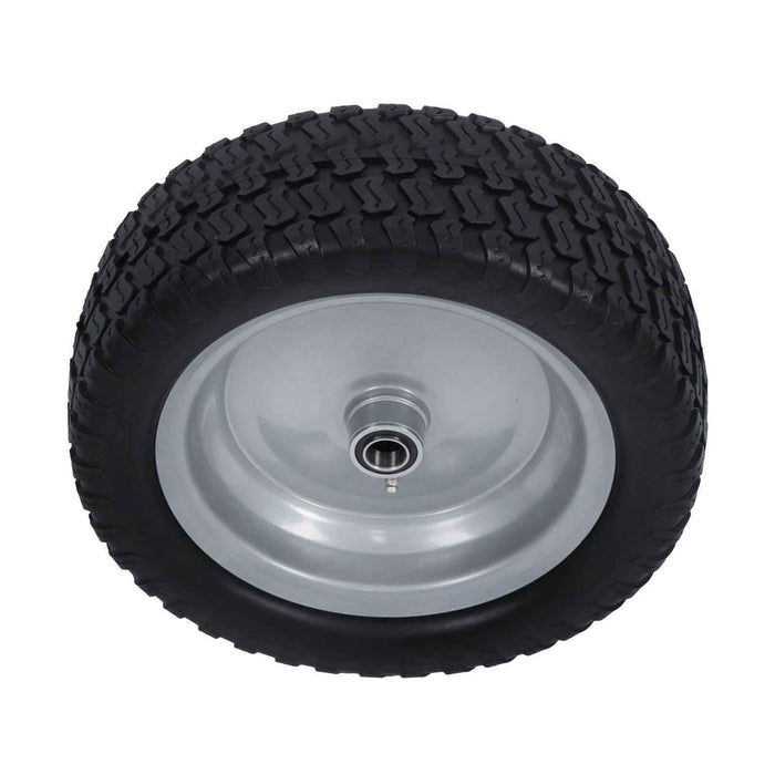 DURAFORCE 2 Pack 13x5.00-6 Flat Free Tire and Wheel With 3.4' Axle Hole Lawn Mower Tire