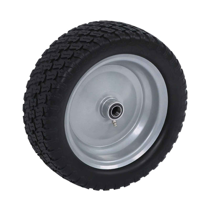 DURAFORCE 2 Pack 13x5.00-6 Flat Free Tire and Wheel With 3.4' Axle Hole Lawn Mower Tire