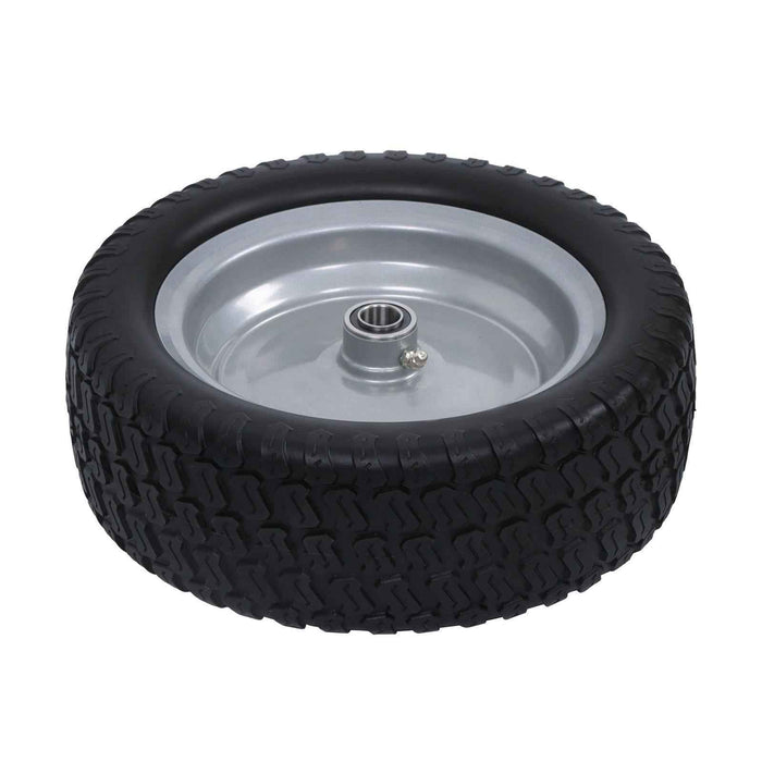 DURAFORCE 2 Pack 13x5.00-6 Flat Free Tire and Wheel With 3.4' Axle Hole Lawn Mower Tire