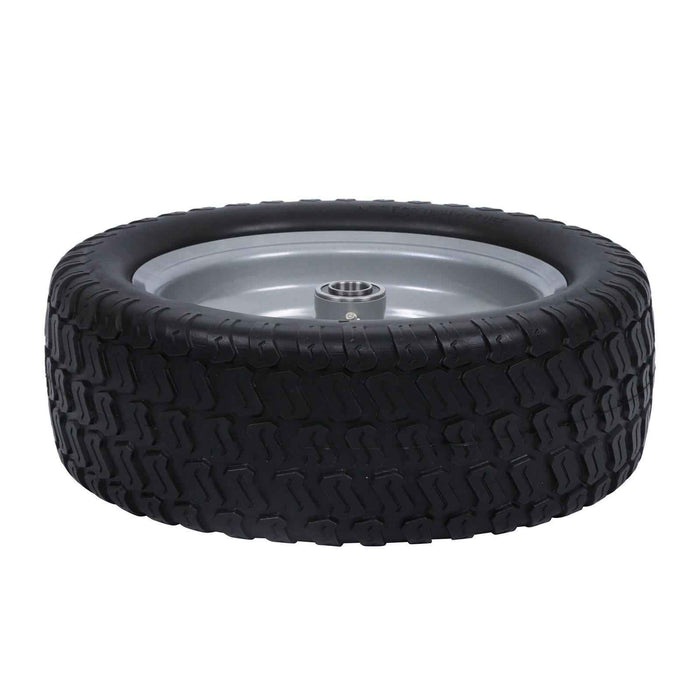 DURAFORCE 2 Pack 13x5.00-6 Flat Free Tire and Wheel With 3.4' Axle Hole Lawn Mower Tire