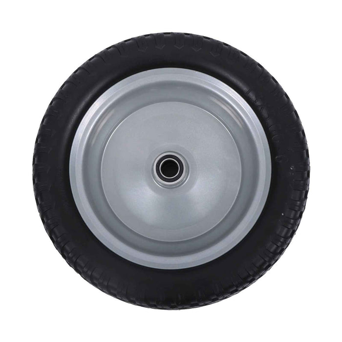 DURAFORCE 2 Pack 13x5.00-6 Flat Free Tire and Wheel With 3.4' Axle Hole Lawn Mower Tire