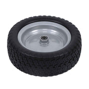 DURAFORCE 2 Pack 13x5.00-6 Flat Free Tire and Wheel With 3.4' Axle Hole Lawn Mower Tire