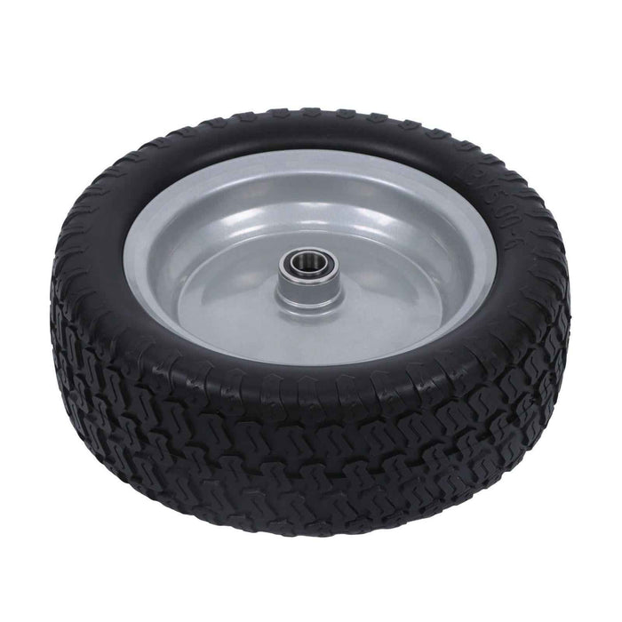 DURAFORCE 2 Pack 13x5.00-6 Flat Free Tire and Wheel With 3.4' Axle Hole Lawn Mower Tire