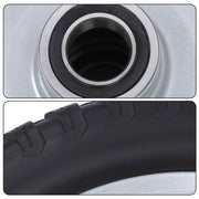 DURAFORCE 2 Pack 13x5.00-6 Flat Free Tire and Wheel With 3.4' Axle Hole Lawn Mower Tire