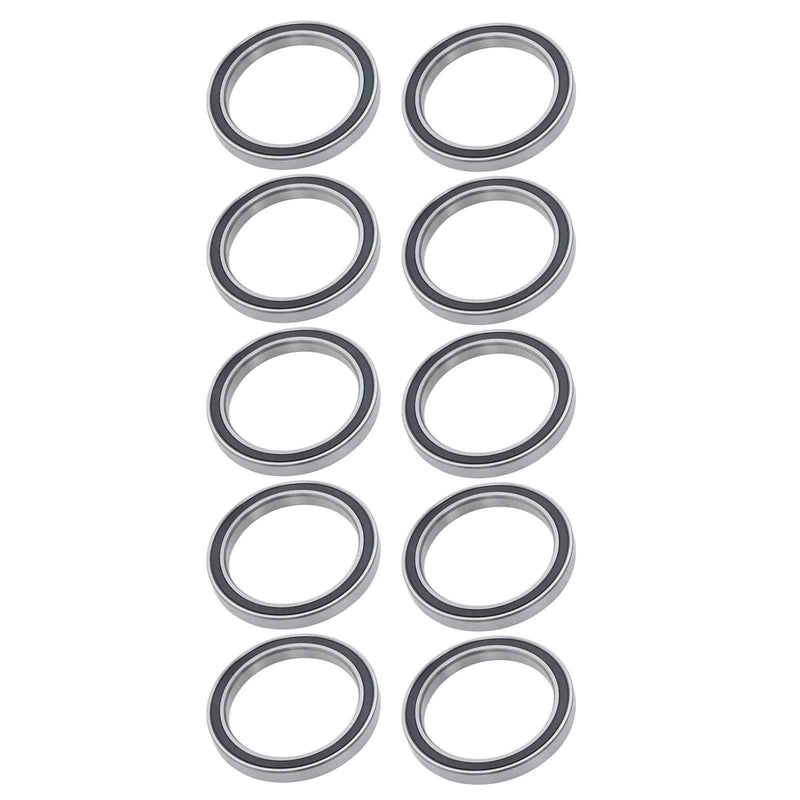 DURAFORCE 6810-2RS 10Pcs Deep Groove Ball Bearing 50mm Inner Dia 65mm OD 7mm Bore Sealed