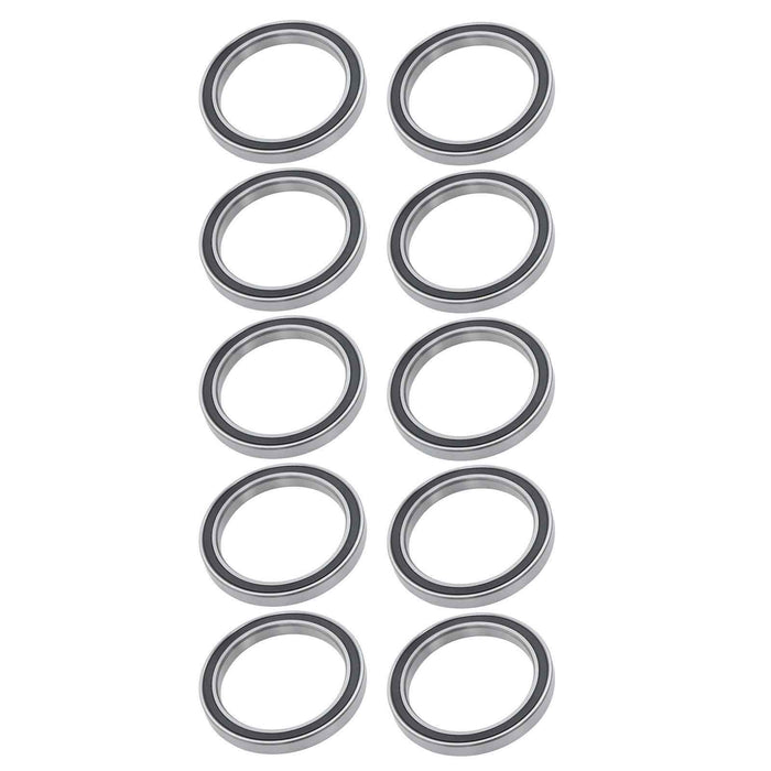 DURAFORCE 6810-2RS 10Pcs Deep Groove Ball Bearing 50mm Inner Dia 65mm OD 7mm Bore Sealed