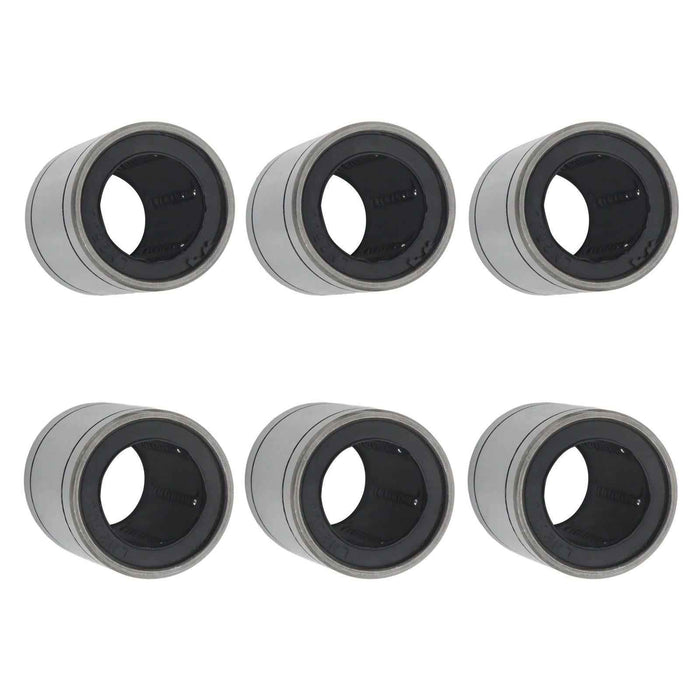 DURAFORCE LM25UU Linear Ball Bearings 6PCS 40mm OD 25mm Bore 59mm Long Linear Bearing