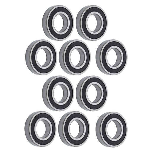 DURAFORCE 6208-2RS 10Pcs Deep Groove Ball Bearing 40mm Inner Dia 80mm OD 18mm Bore Sealed