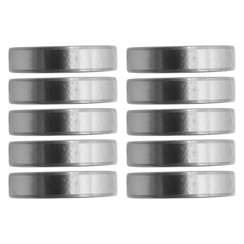 DURAFORCE 6208-2RS 10Pcs Deep Groove Ball Bearing 40mm Inner Dia 80mm OD 18mm Bore Sealed
