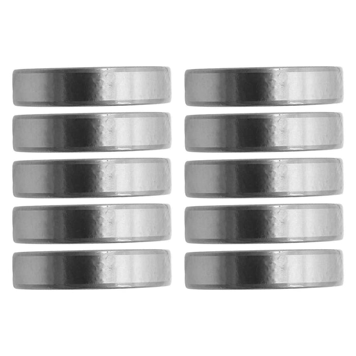 DURAFORCE 6208-2RS 10Pcs Deep Groove Ball Bearing 40mm Inner Dia 80mm OD 18mm Bore Sealed