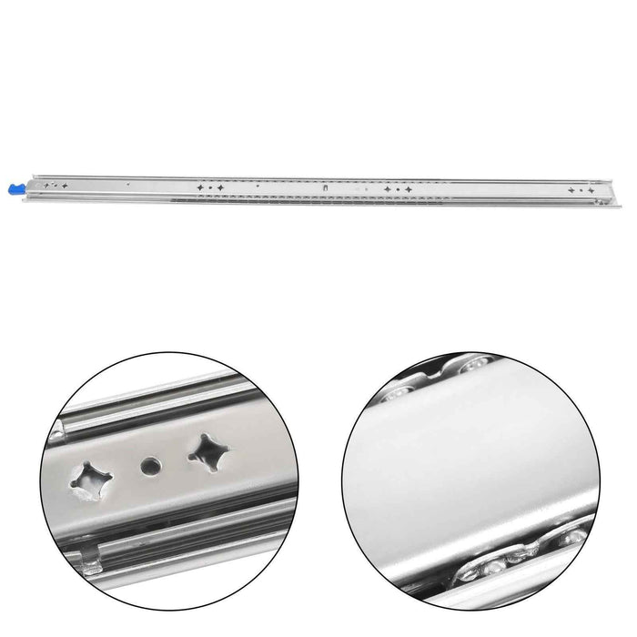 DURAFORCE 1 Pair Locking Drawer Slides 38 Inch Lock & Full Extension 250 lbs Load Capacity