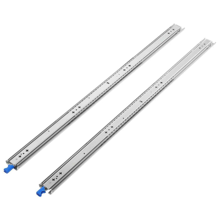 DURAFORCE 1 Pair Locking Drawer Slides 38 Inch Lock & Full Extension 250 lbs Load Capacity