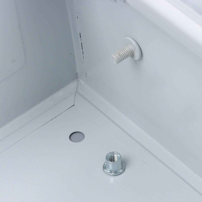 DURAFORCE Outdoor Steel Enclosure, 12 × 10 × 6" NEMA 4X Electrical Box, Waterproof IP56