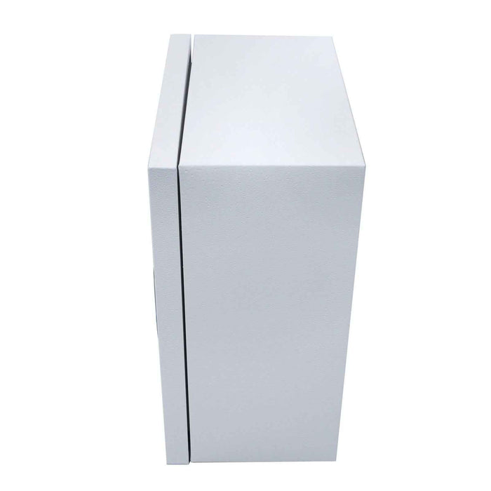 DURAFORCE Outdoor Steel Enclosure, 12 × 10 × 6" NEMA 4X Electrical Box, Waterproof IP56