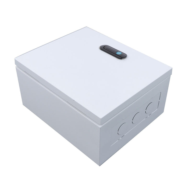 DURAFORCE Outdoor Steel Enclosure, 12 × 10 × 6" NEMA 4X Electrical Box, Waterproof IP56