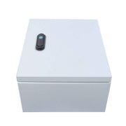 DURAFORCE Outdoor Steel Enclosure, 12 × 10 × 6" NEMA 4X Electrical Box, Waterproof IP56