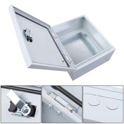 DURAFORCE Outdoor Steel Enclosure, 12 × 10 × 6" NEMA 4X Electrical Box, Waterproof IP56