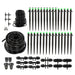 DURAFORCE 130 Feet W/ Emitters Tubing Drip Irrigation System Adjustable Kit For Garden