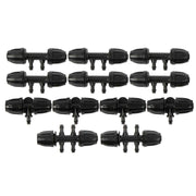 DURAFORCE 130 Feet W/ Emitters Tubing Drip Irrigation System Adjustable Kit For Garden