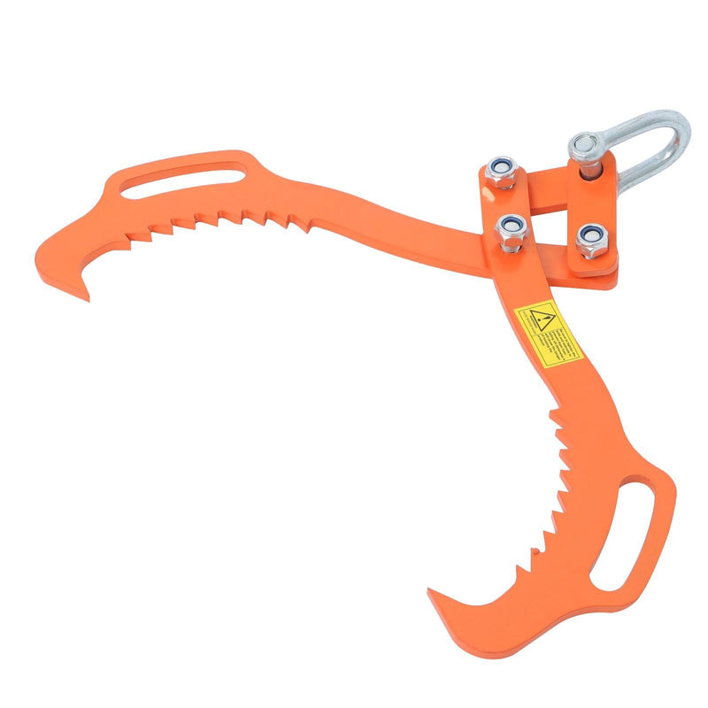 DURAFORCE Log Skidding Tongs, 18 inch 2 Claw Log Lifting Tongs, Heavy Duty Rotating Steel