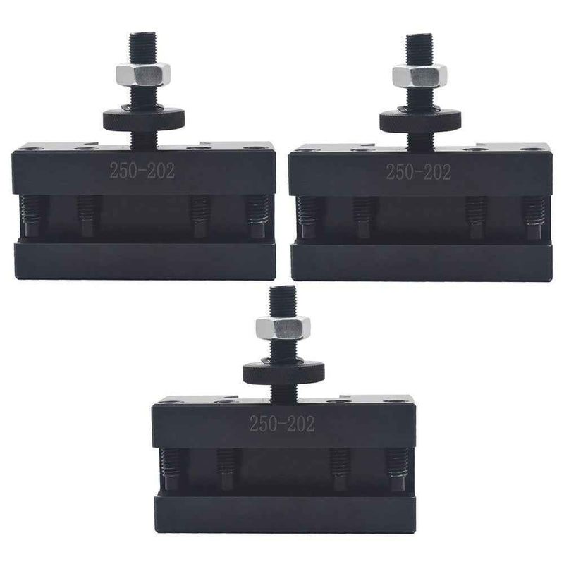 Quick Change Turning Facing & Boring Tool Post Holder BXA #2 250-202 3Pcs