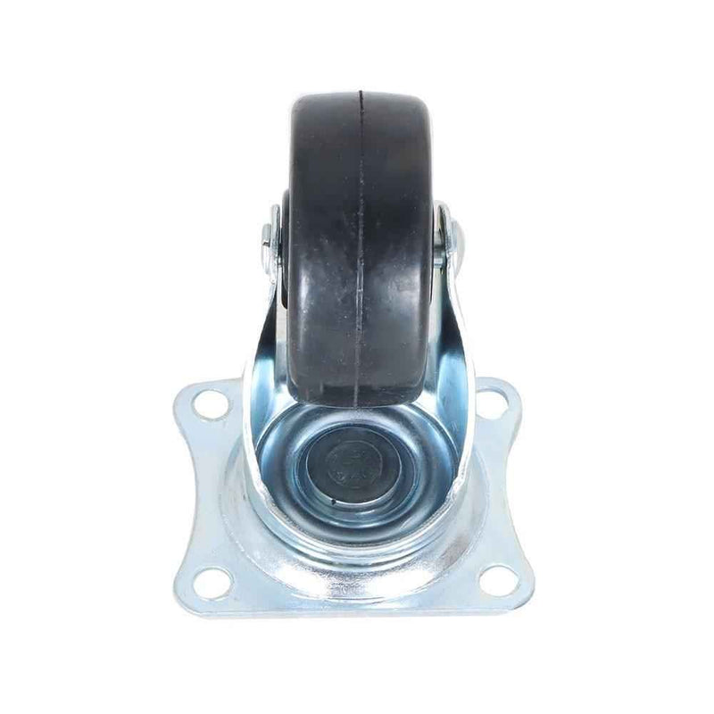 DURAFORCE 24 × Swivel Caster Wheels 2" Rubber Base With Top Plate & Bearing Heavy Duty