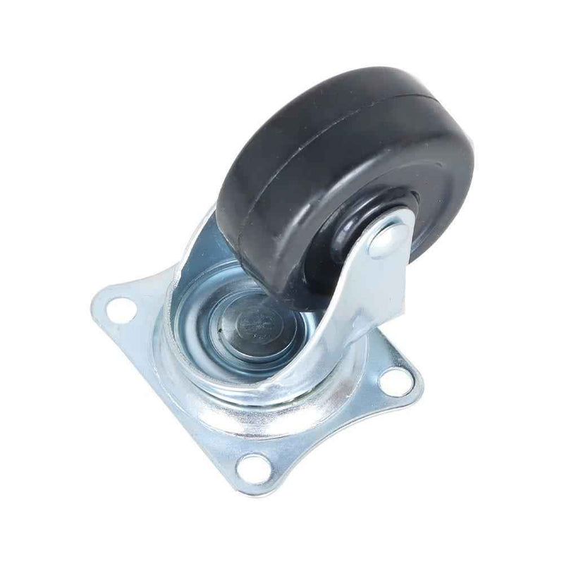 DURAFORCE 24 × Swivel Caster Wheels 2" Rubber Base With Top Plate & Bearing Heavy Duty
