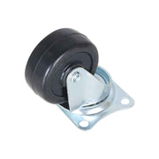 DURAFORCE 24 × Swivel Caster Wheels 2" Rubber Base With Top Plate & Bearing Heavy Duty