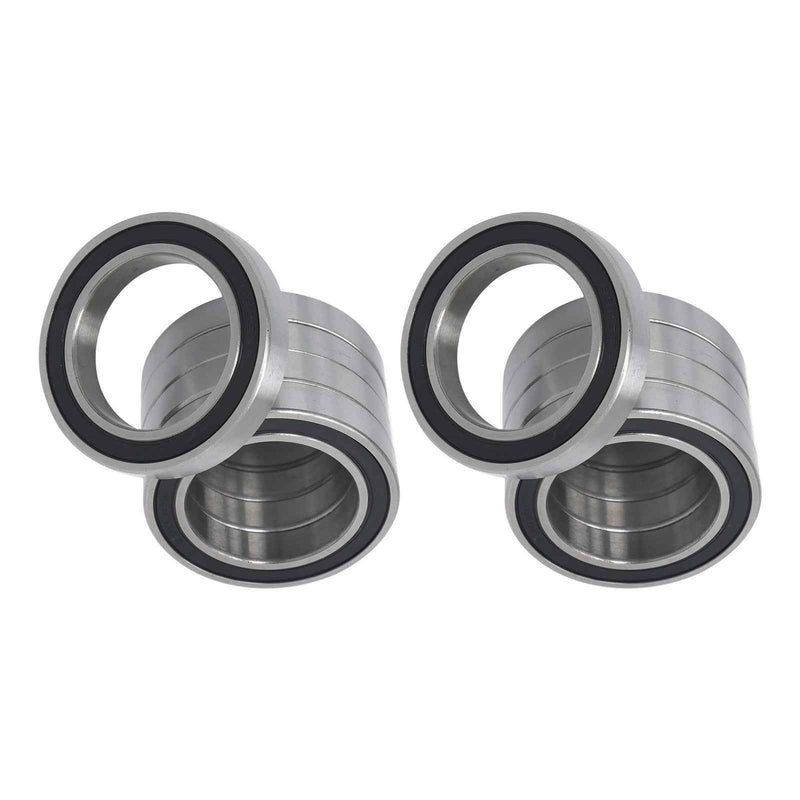 DURAFORCE 10 Pcs 6909-2RS 45 × 68 × 12 mm Pre-Lubricated Deep Groove Ball Bearing for CNC