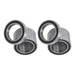 DURAFORCE 10 Pcs 6909-2RS 45 × 68 × 12 mm Pre-Lubricated Deep Groove Ball Bearing for CNC